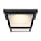 Nuvo Lighting 12W 9" LED Carport Flush 3K Dim, Black Finish with Frosted Glass 62/1572 - alternate 7